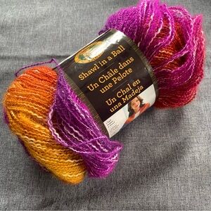Lion Brand Shawl in a Ball Restful Rainbow Yarn